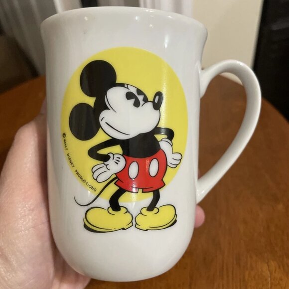 Vintage Walt Disney Productions Porcelain Mickey Mouse Mug, Made in Japan - Picture 5 of 5